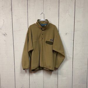Patagonia Tan Synchilla Fleece Snap Pullover